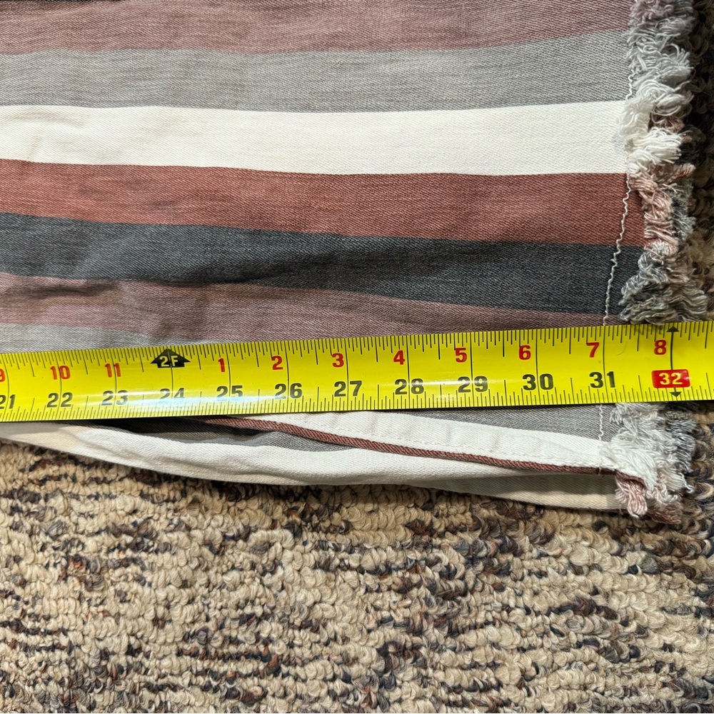 Striped Flare & Wide Leg Jeans - Picture 8 of 9